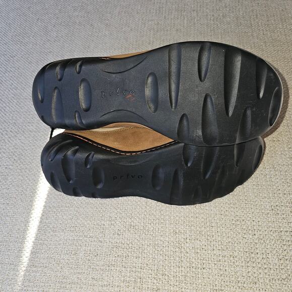 Privo Tan and Cream Winter Booties with Furry Lining Size 8.5 - Picture 4 of 11